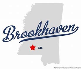 a map pic of Brookhaven, Mississippi