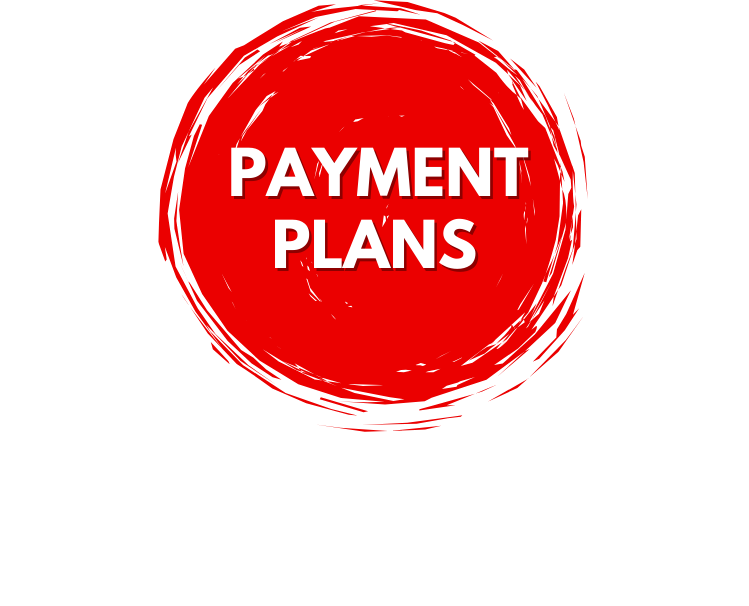 A red and white pic that describes how Liberty Bail Bonds is always willing to work with and will offer the best rates in Hinds County. They're cheap and interest freem payment plans.